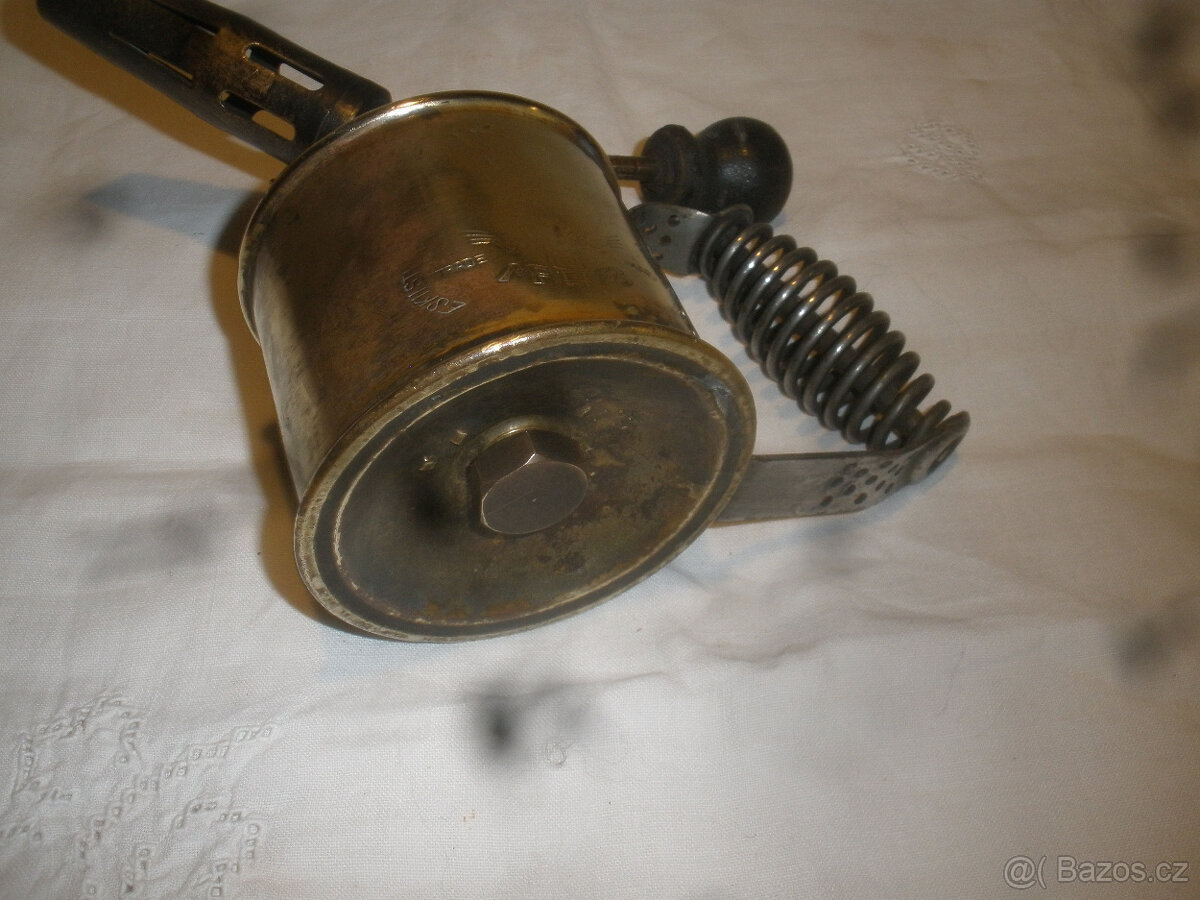 Stará mosazná lampa/letlampa/ - 4