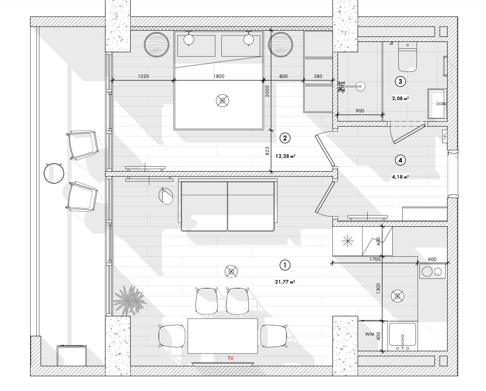 Apartmán Gruzínsko Batumi - 4