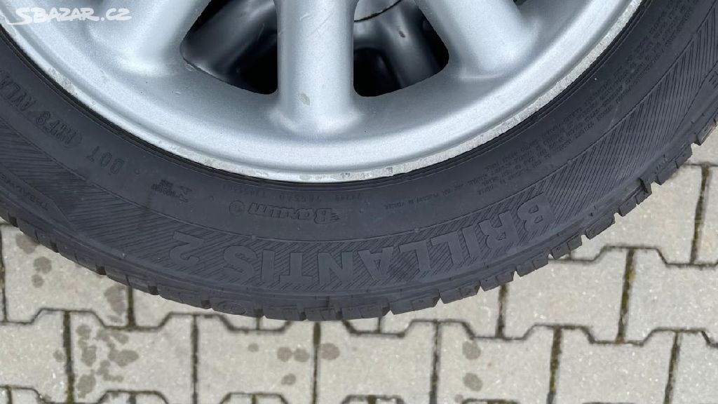 sada alu kol 185x60R14, 4x100, ET38, pasuje Seat, VW, číslo - 4