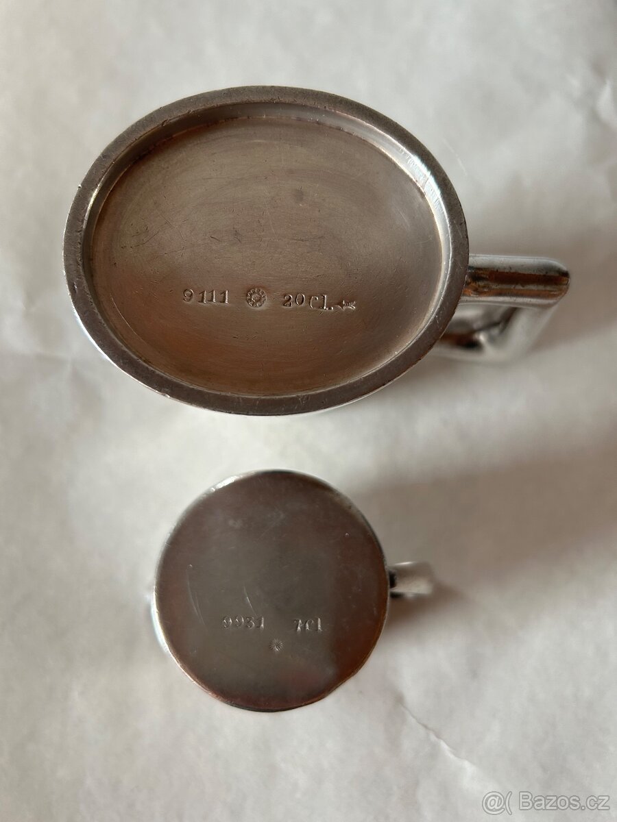 Postříbřené konvičky - 4