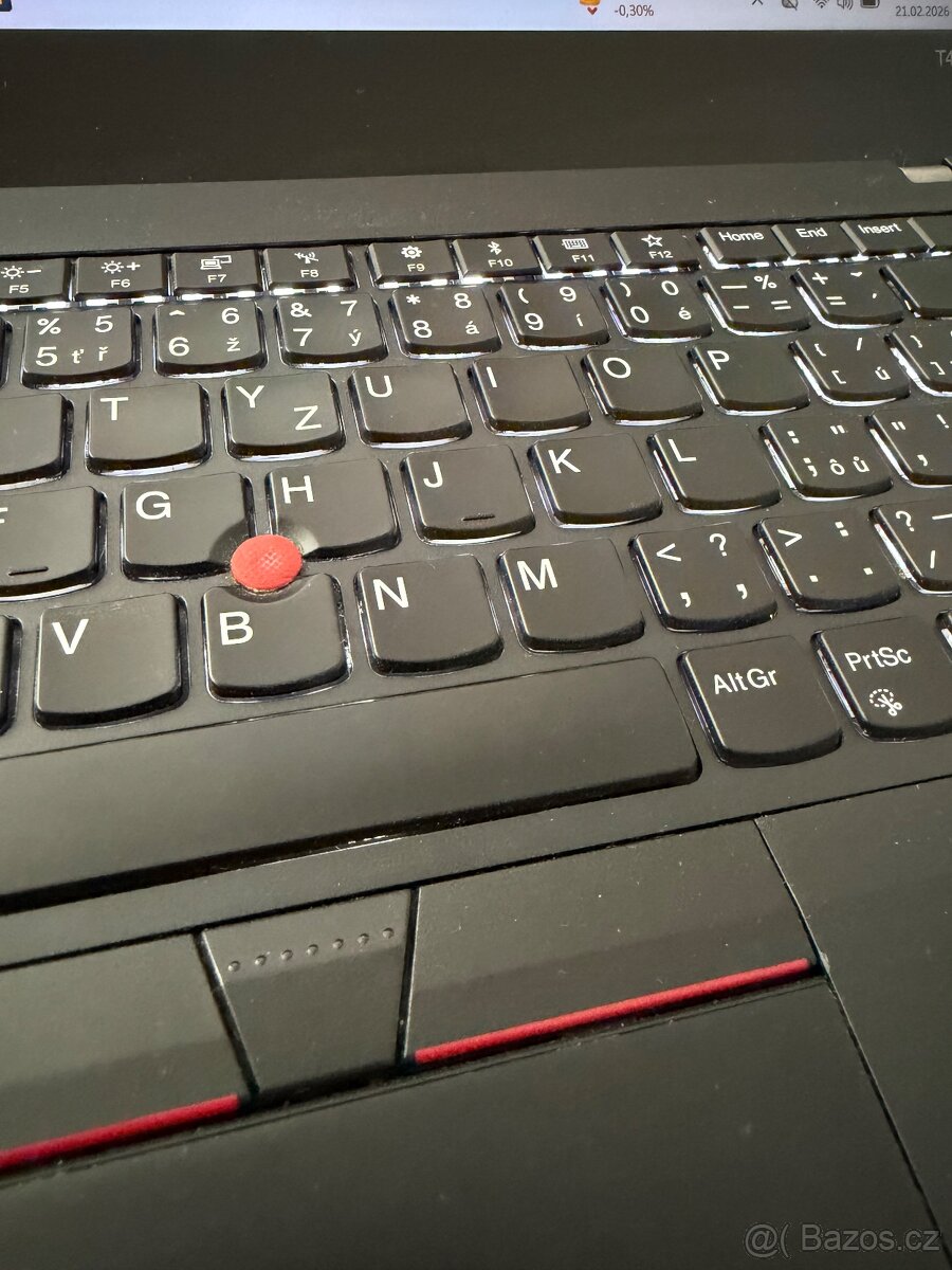 Lenovo T480 - Core i5 - DDR4 - SSD - nová baterie - 4