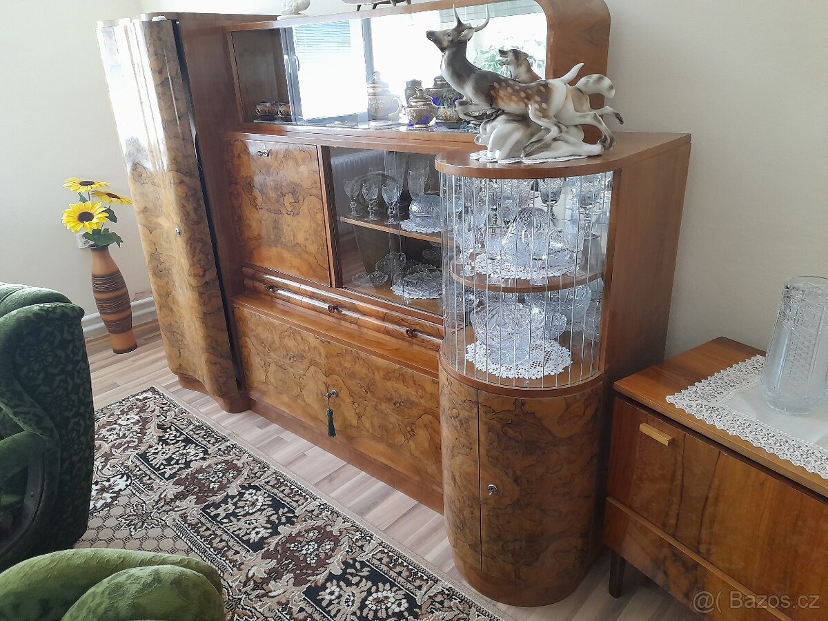 Predám-Obývaciu starožitnú stenu - 4