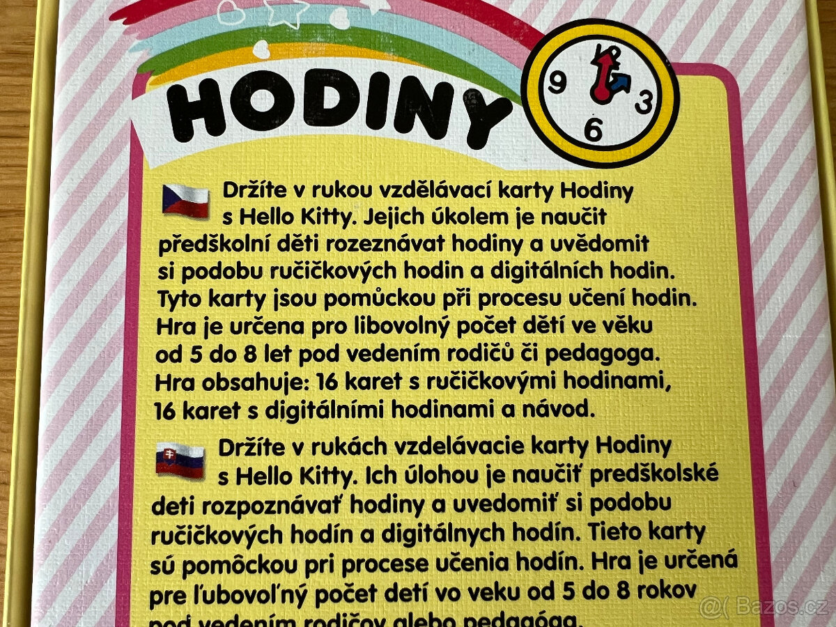 Vzdělávací karty HODINY s Hello Kitty - 4