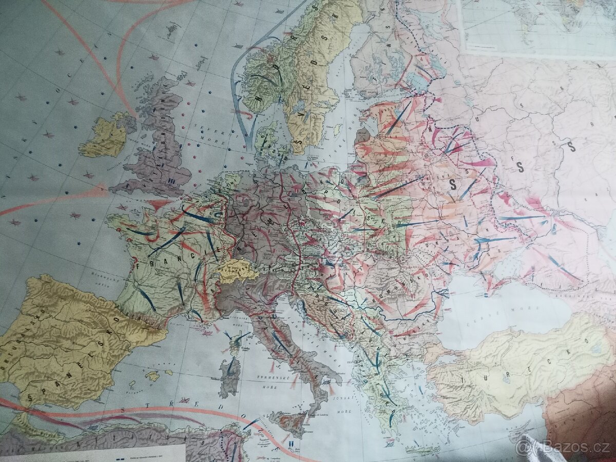 Školní nástěnná mapa - 4