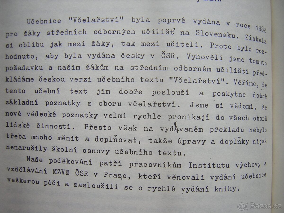 VČELAŘSTVÍ - učebnice - 4