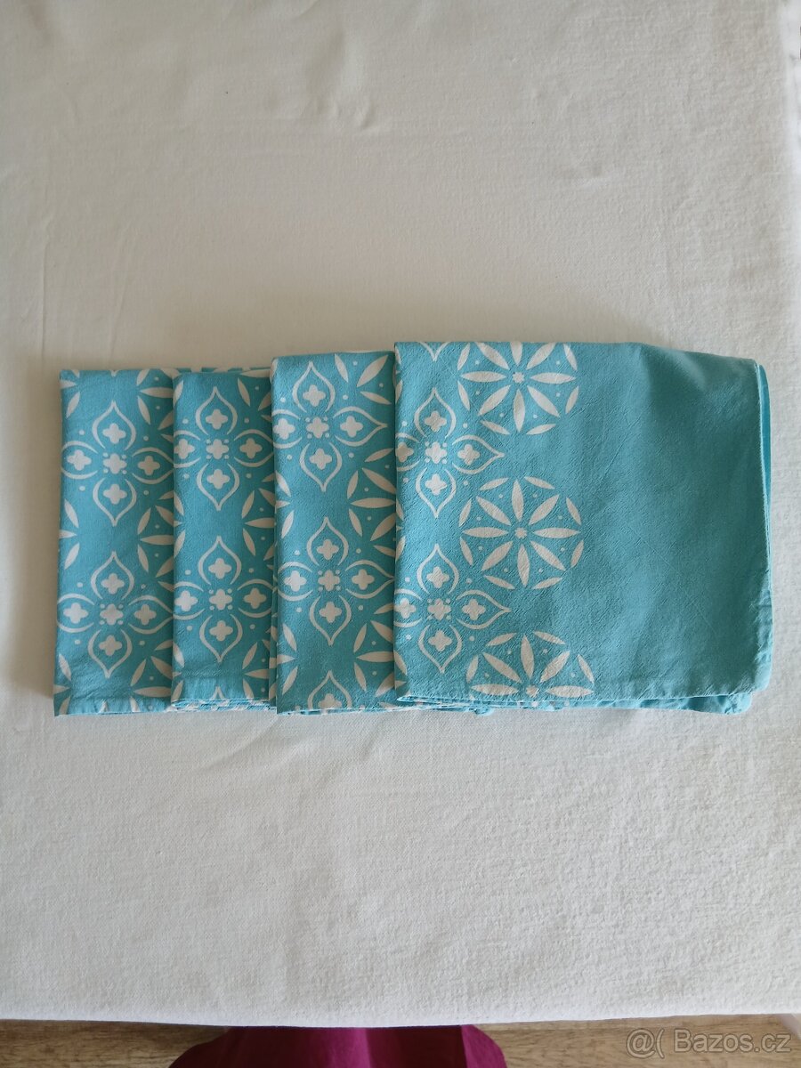 Bavlněné 4 povlaky na polštářky 40x40 - 4