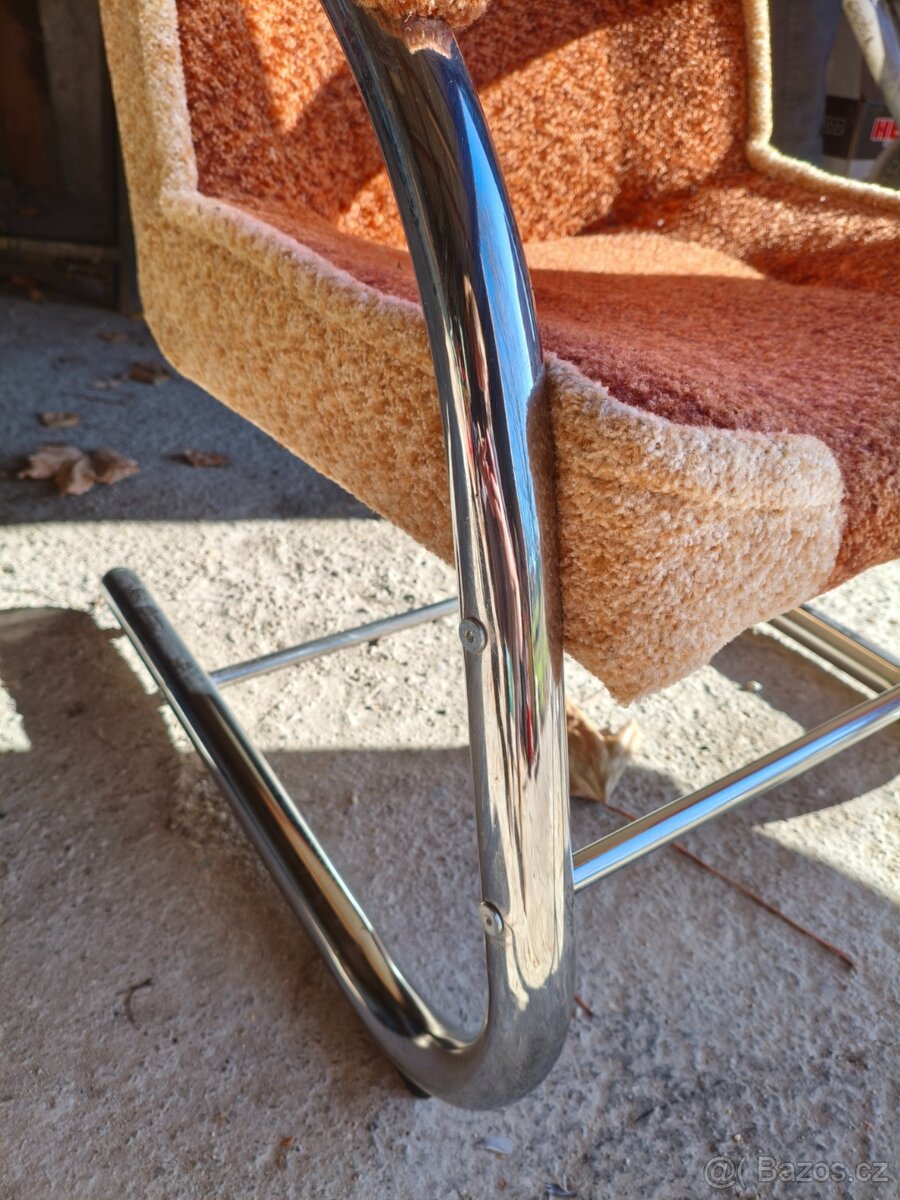 Retro chromovaná křesla - 4