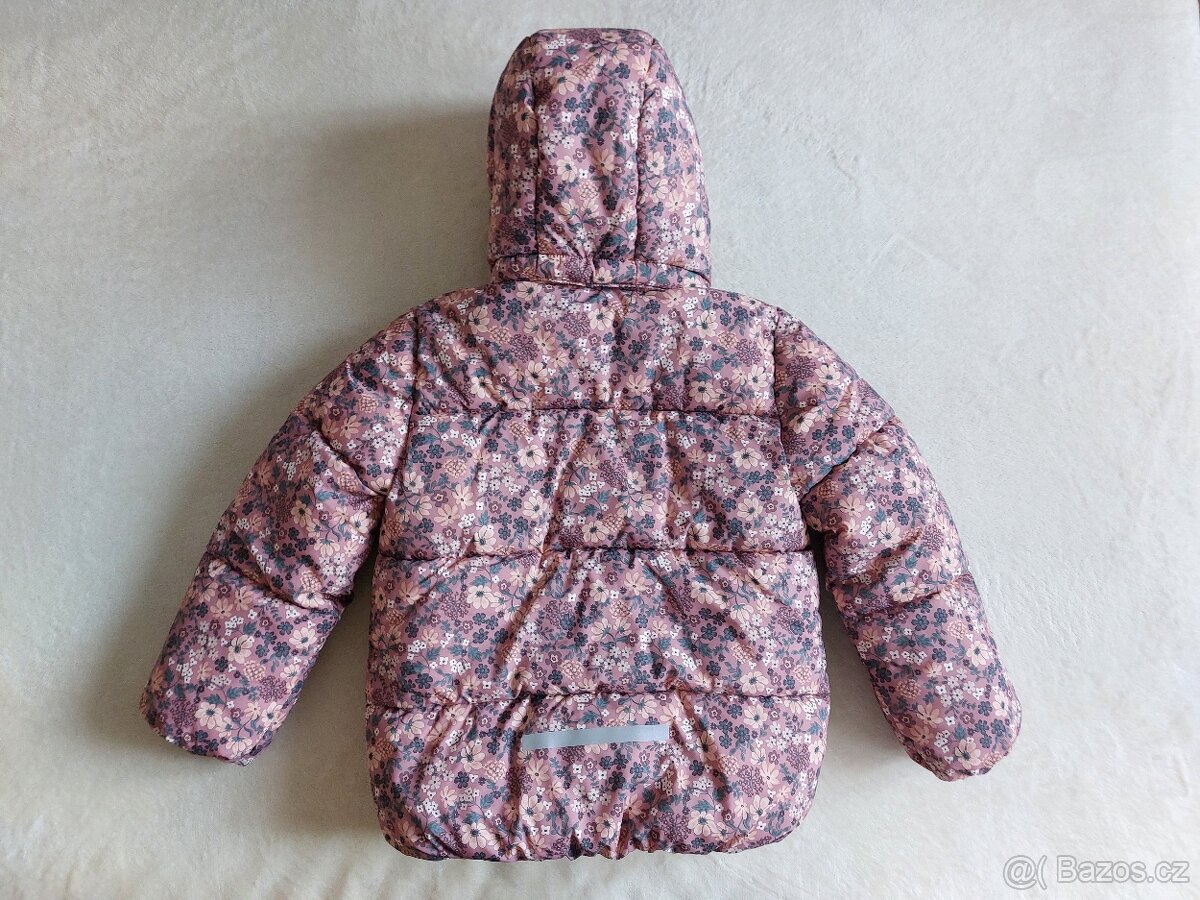 Dívčí zimní bunda H&M, vel. 122/128 - 4