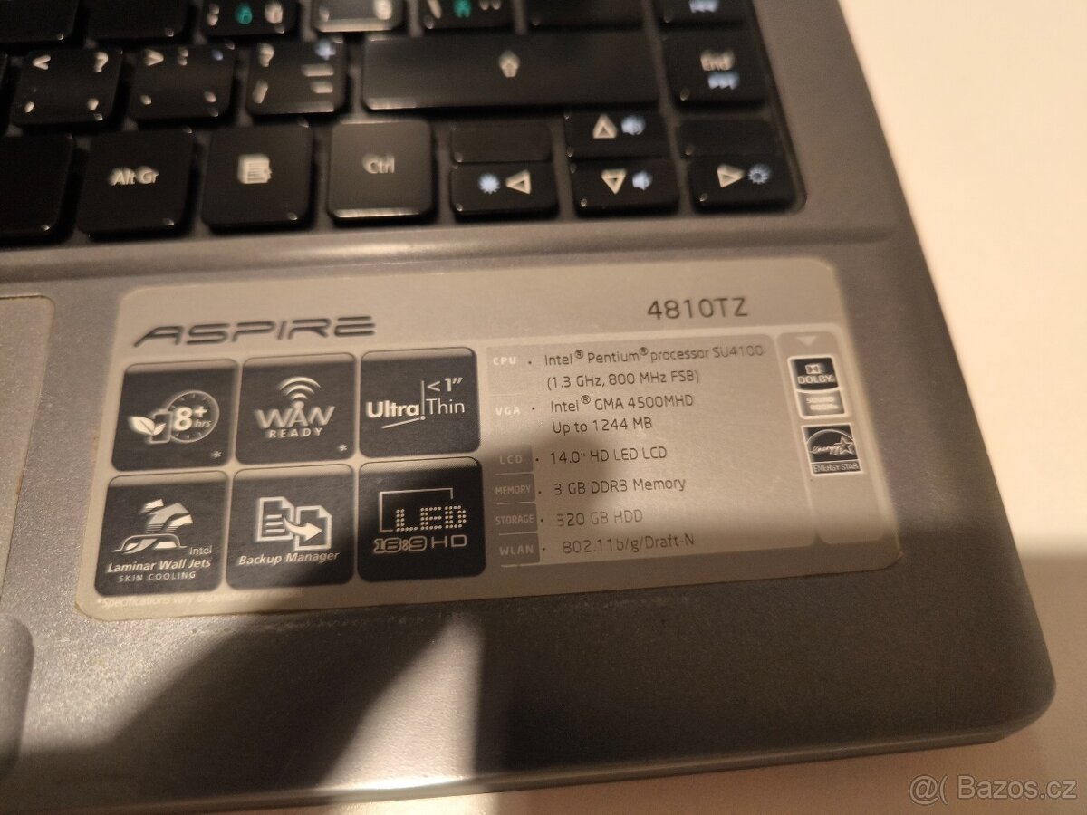 Acer Aspire 4810TZ na díly - 4