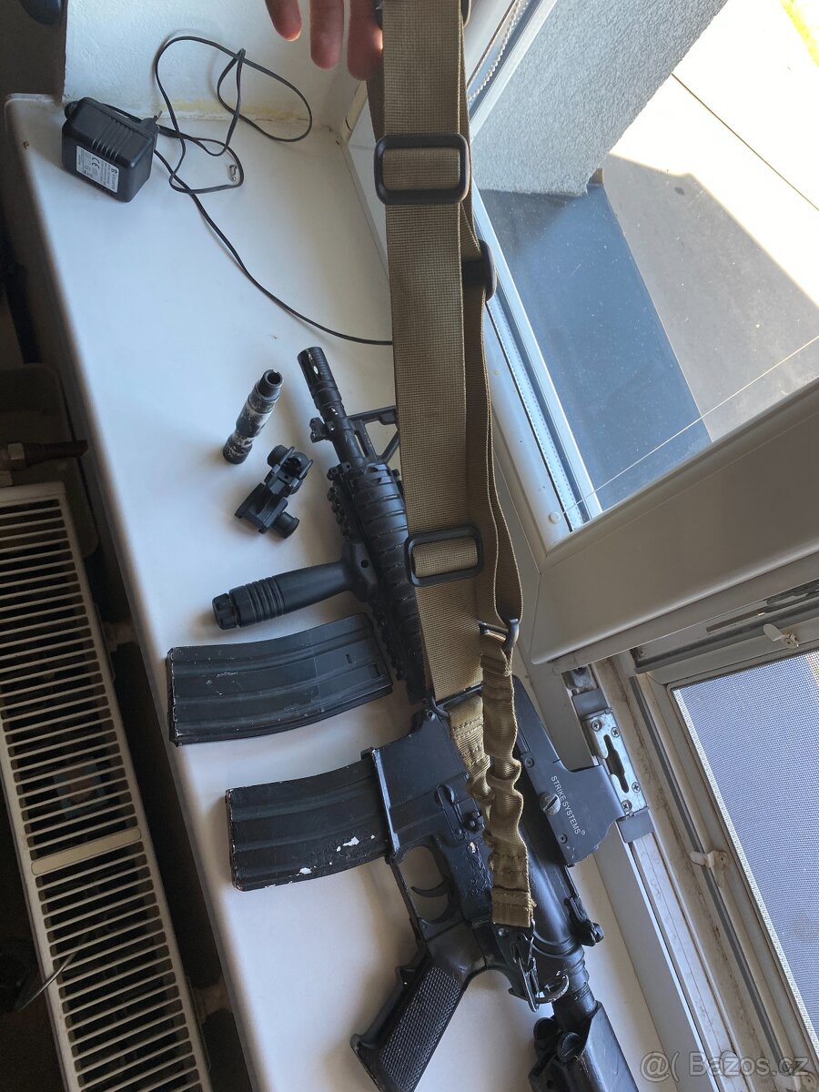 Airsoftová zbraň Colt M4 RAS II CQB - celokov, CYMA, CM.005 - 4