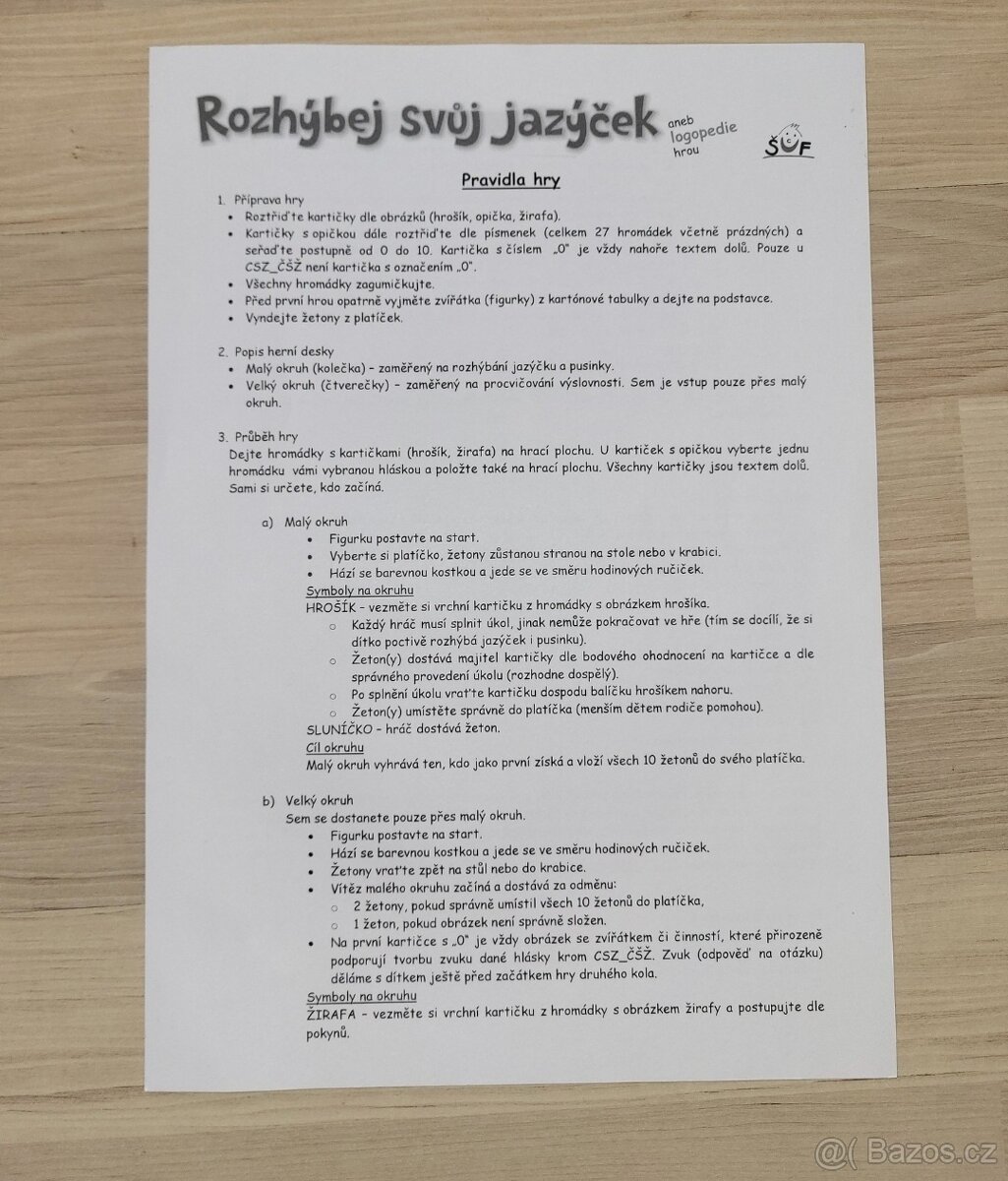 Rozhýbej svůj jazýček aneb logopedie hrou - 4