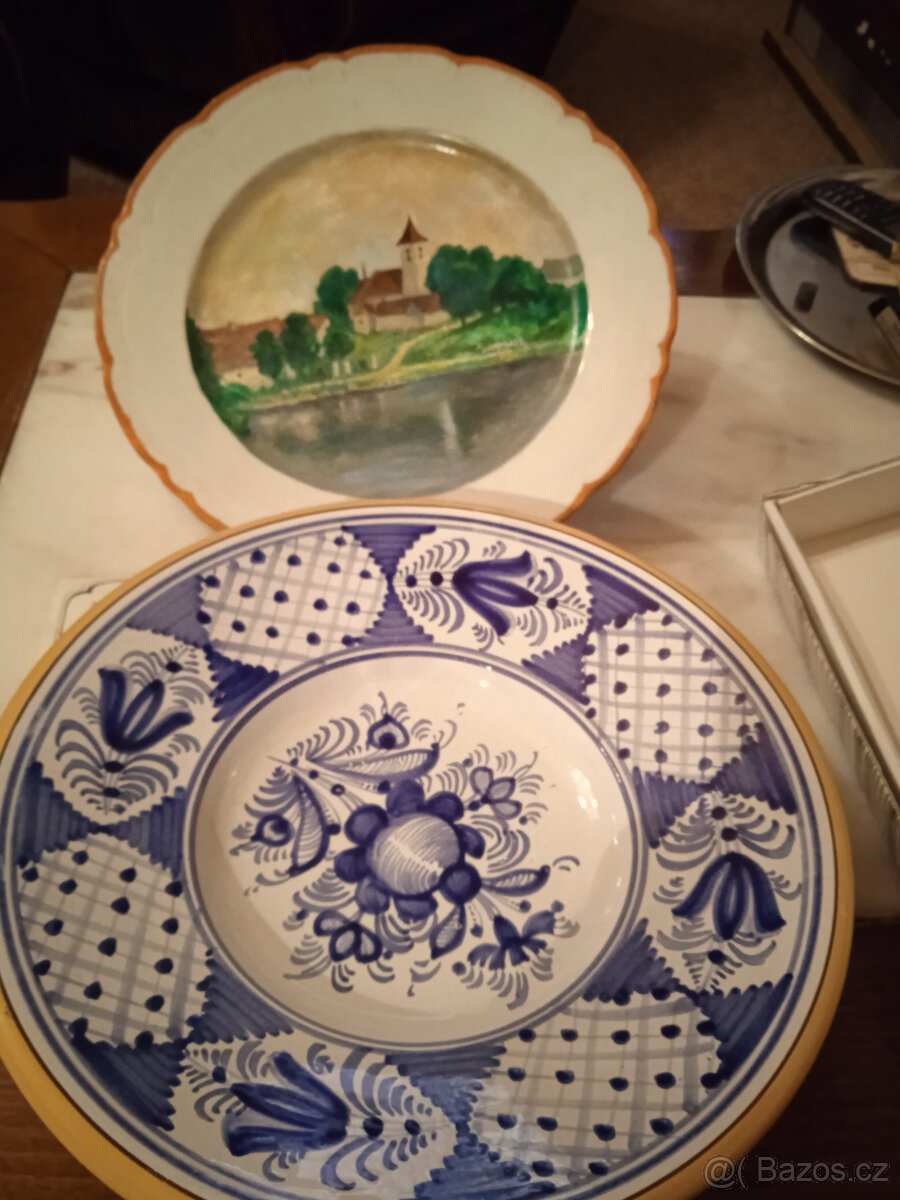 Prodám zlacené talíře s motivem - 4