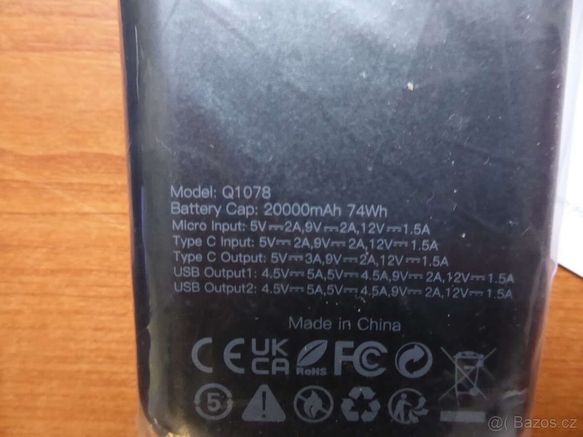 Powerbanka Bessline, 20.000mAh, 25,5W-nová - 4