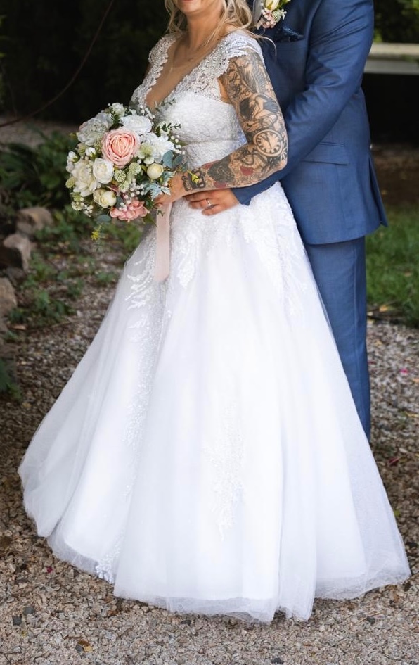 Svatební šaty vel. 36-42 - 4