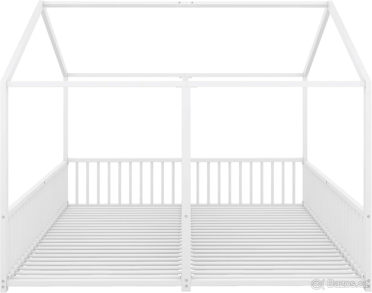 Nová dětská kovová postel 90x200 cm2 - 4