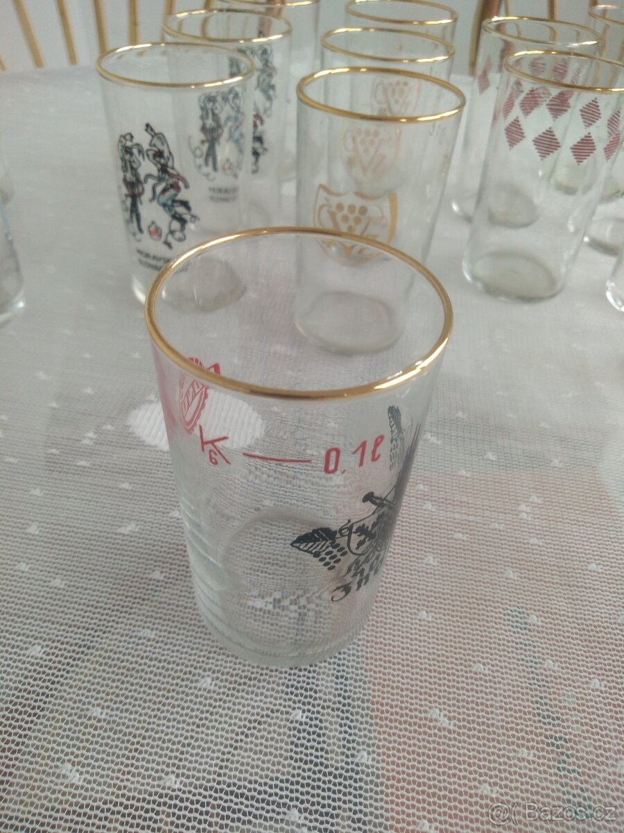 Mix retro sklenky - 4