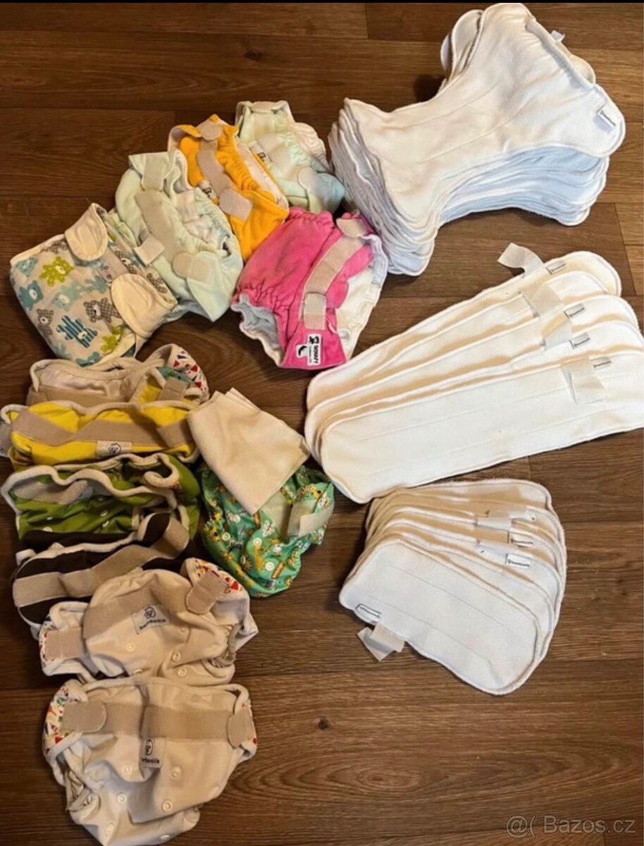 Látkové pleny sada - 4