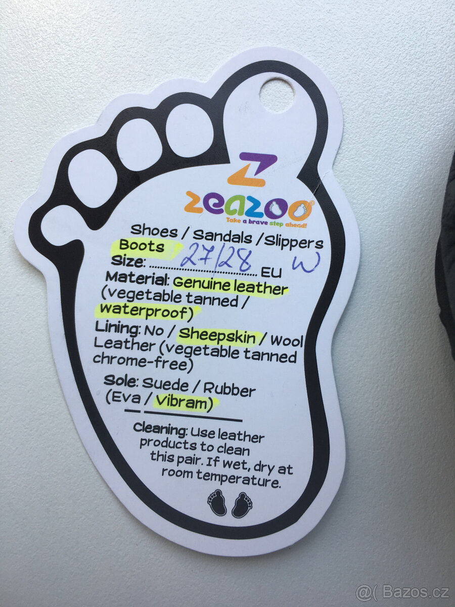 Dětské zimní Zeazoo Yeti 27/28 s ovčí vlnou - 4