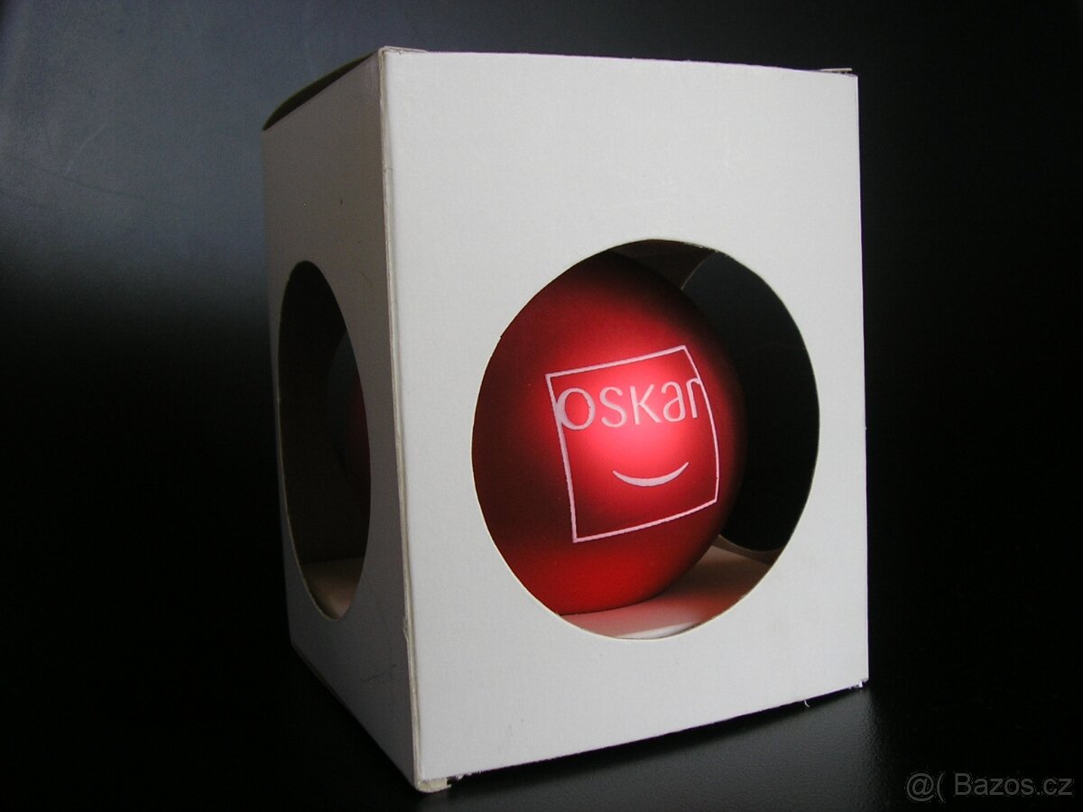 Vánoční ozdoba, koule OSKAR. - 4