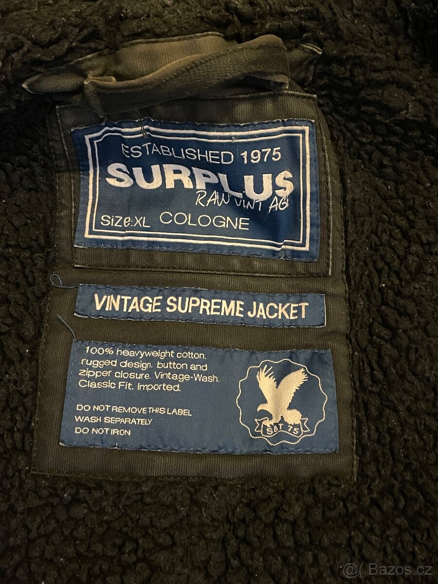 Zimní , pánská, Surplus raw vintage XL - 4