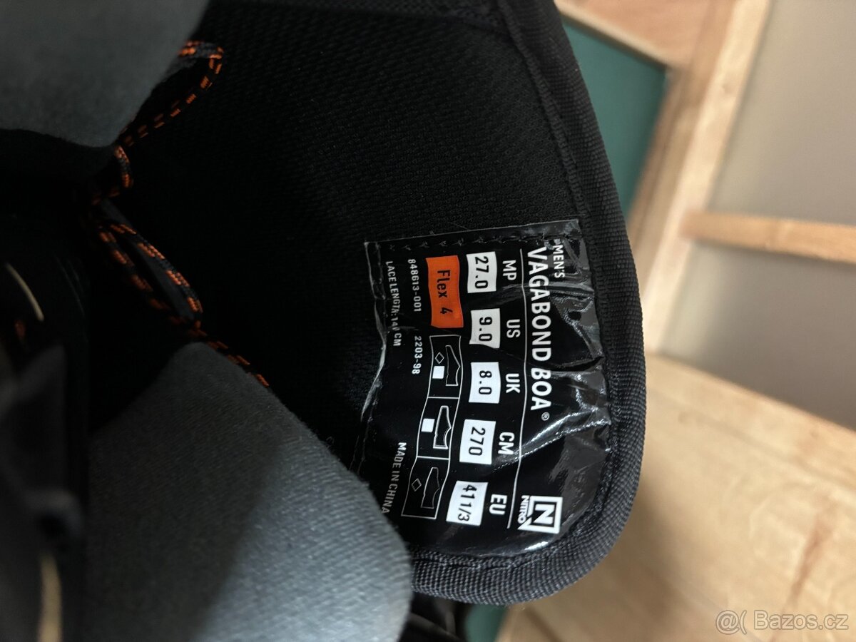 Snowboardové boty NITRO Vagabond BOA, vel. 27 / 41,3 - 4