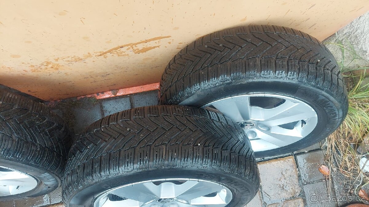 Zimní obutá kola / elektrony Michelin Alpin 205/55 R16 - 4