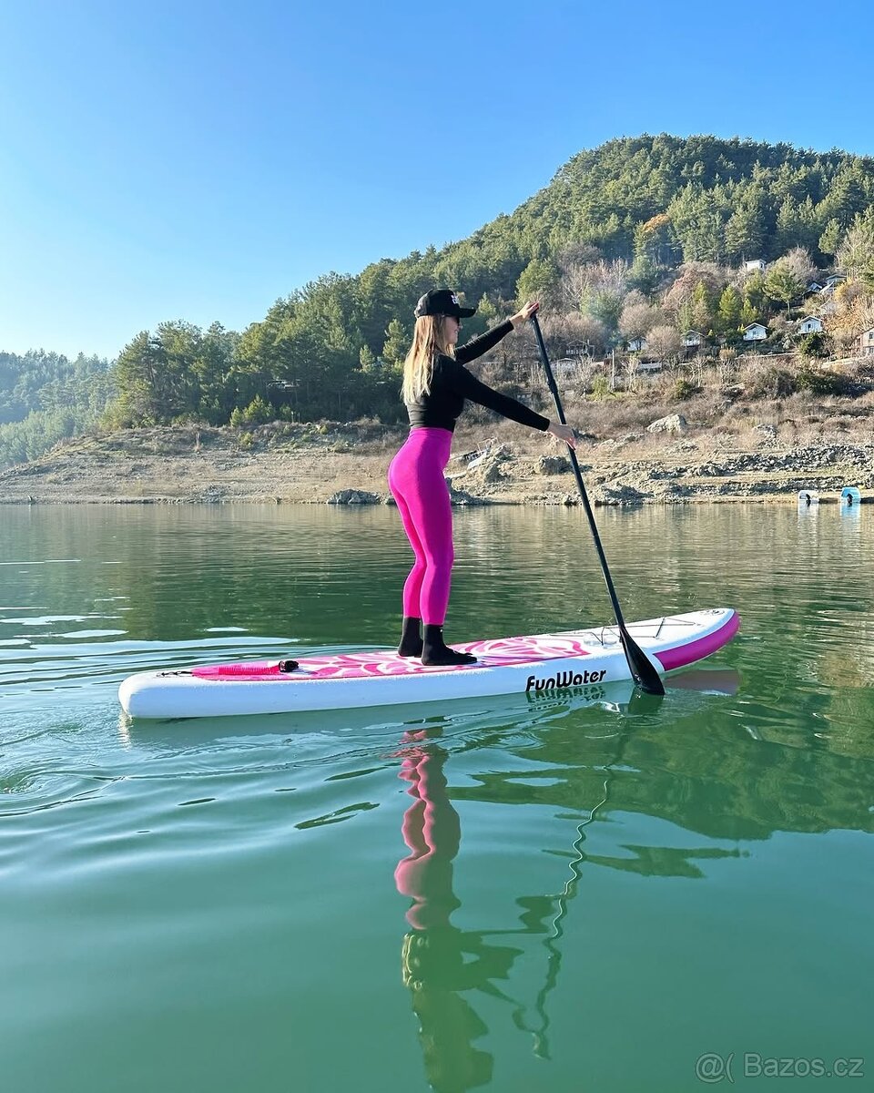 Paddleboard, iSUP, surf PINk 320 cm nosnost 150 kg - 4