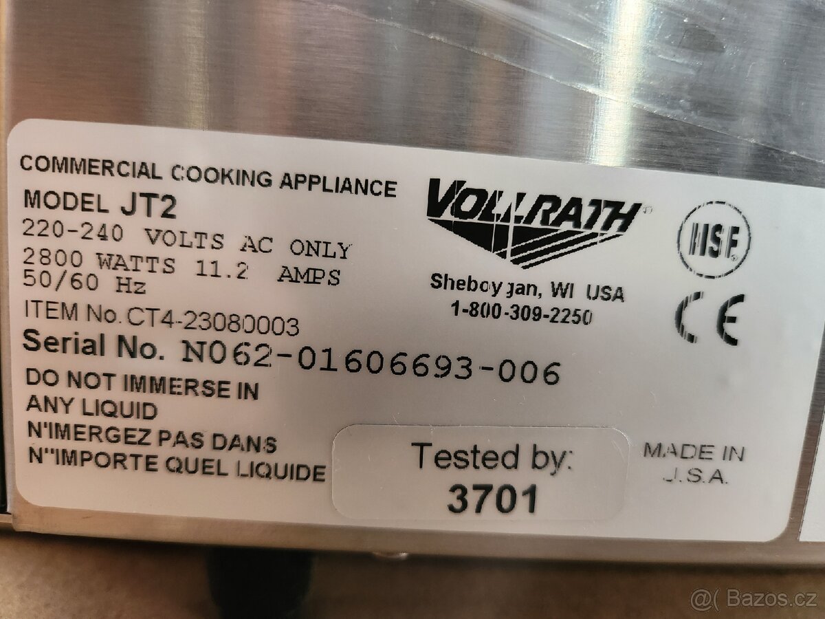 Průběžný gastro toaster Vollrath - 4