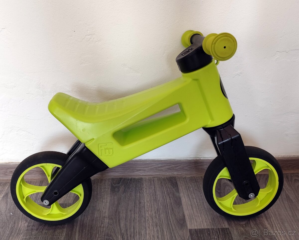 FUNNY WHEELS Odrážedlo zelené 2v1 (bez popruhu) - 4