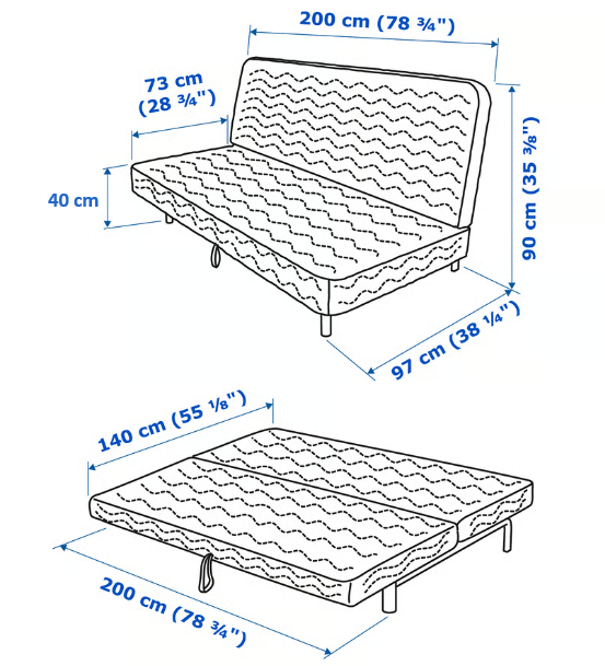 3místná rozkládací pohovka - 4