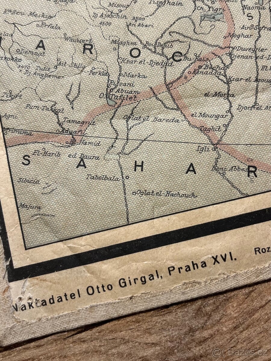 VZÁCNÁ politická mapa Evropy, 1940, PROTEKTORÁT - 4