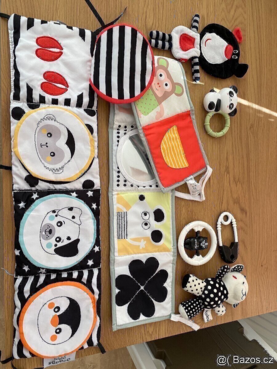 Zebra Ryan + další hračky pro miminko do 1 roku - 4