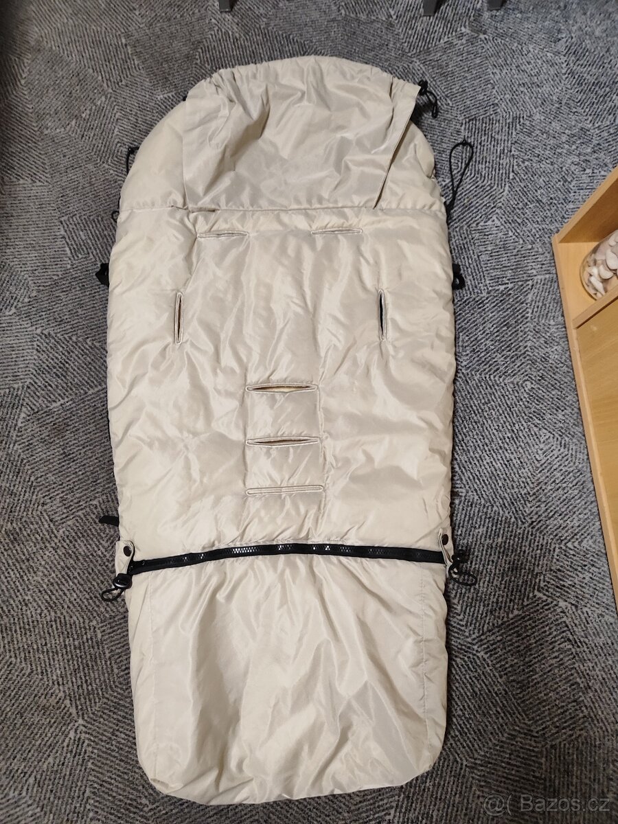 Krásný zimní fusak 3v1, šedo-žlutý TOPSTAV - 4