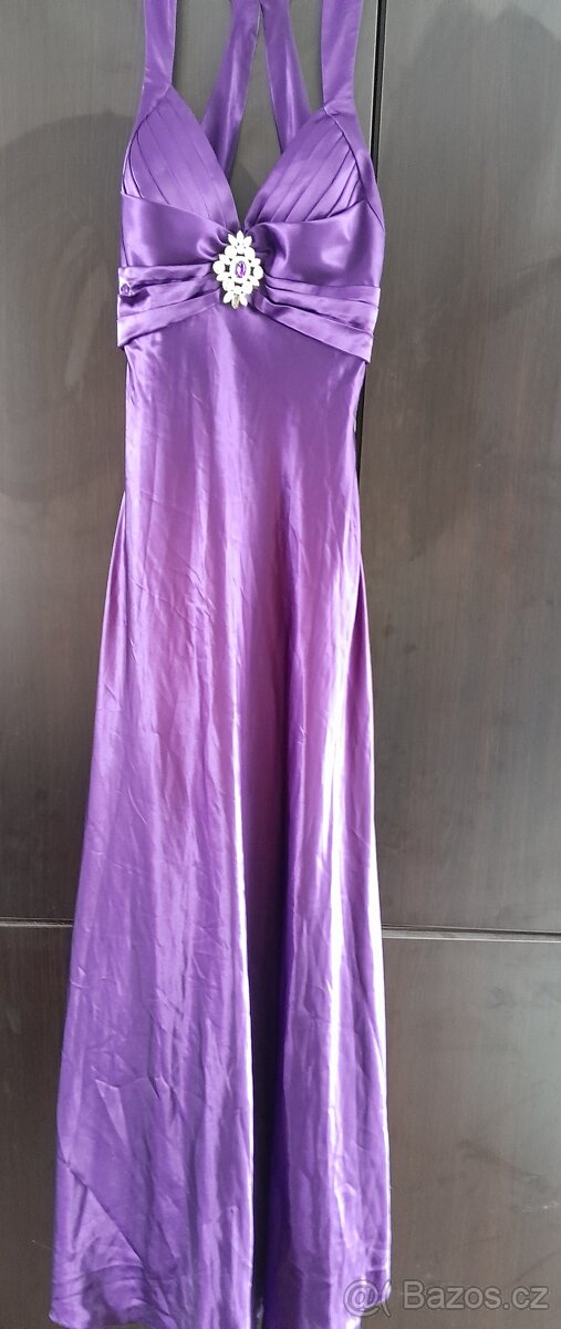 Plesové šaty fialové - 4