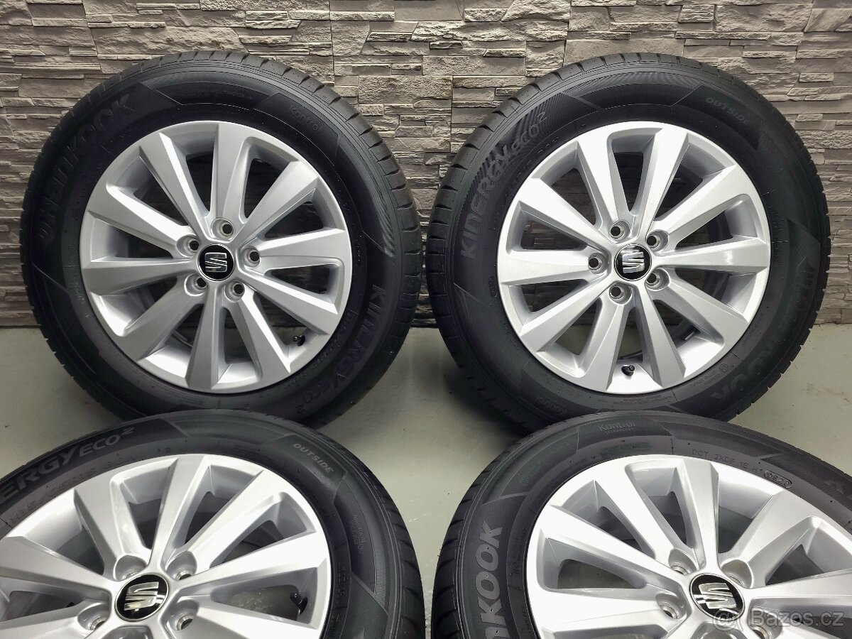 15" Originál Seat Ibiza 5x100 NOVÁ LETNÍ SADA - 4