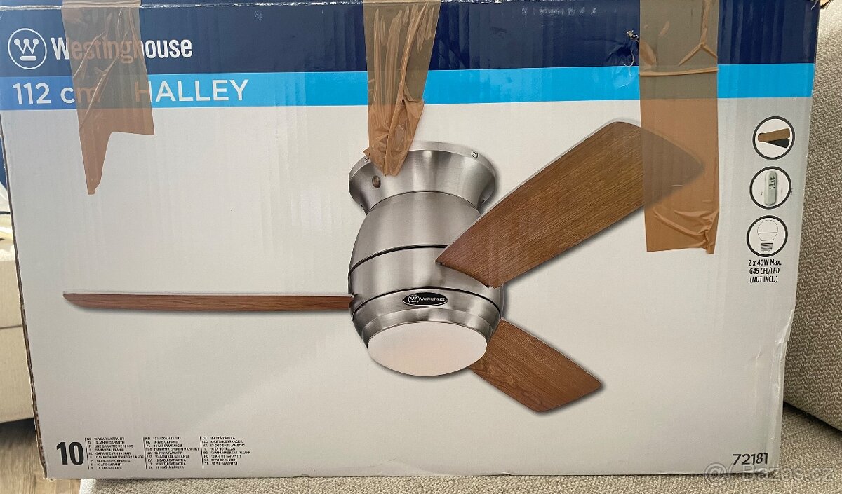 Stropní ventitalor / lustr s ovladačem - 4