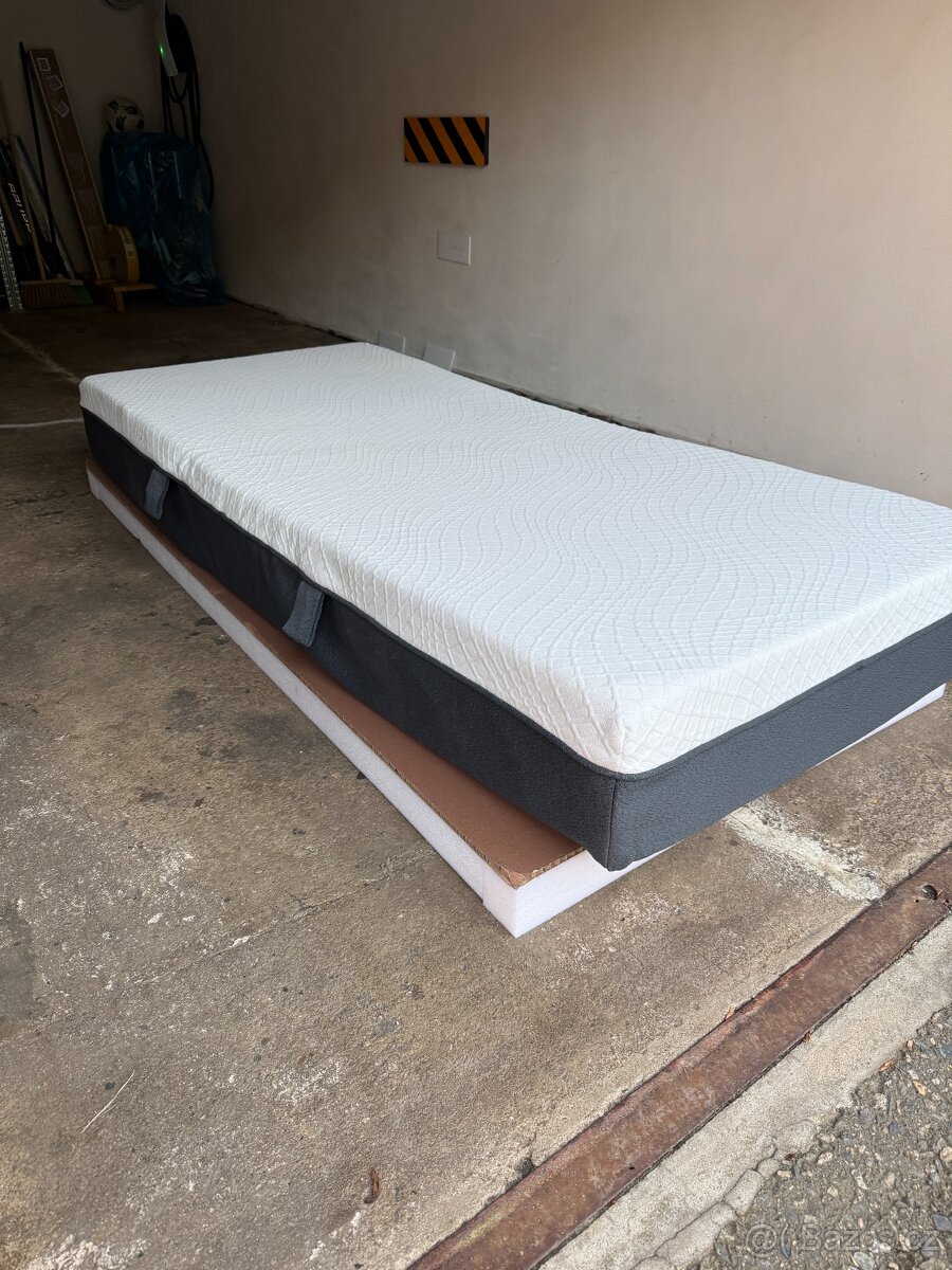 ZÁNOVNÍ- LYNGÖR IKEA - Rám postele - 200x90cm+matrace - 4