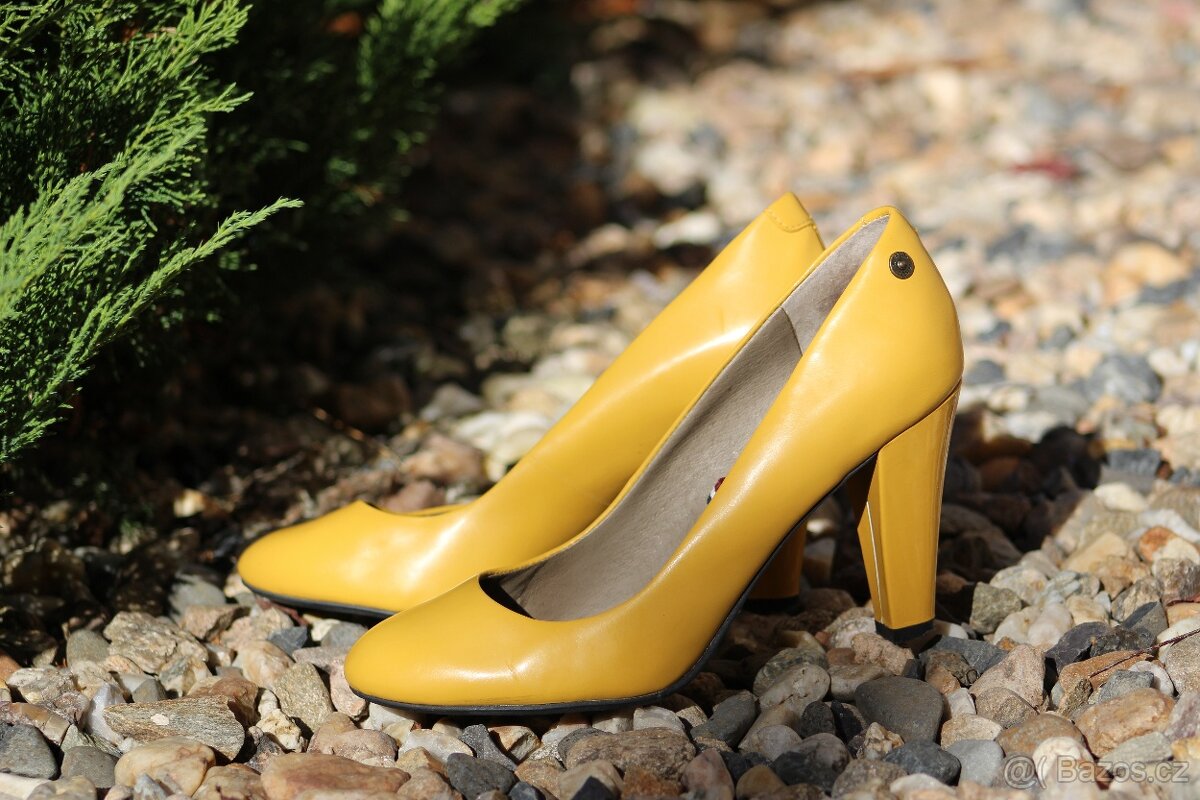 Kožené lodičky Hilfiger vel. 38 - 4