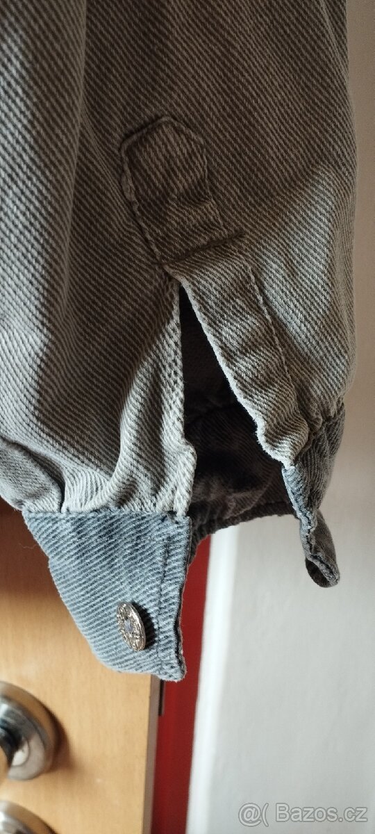 Džínová šedá košile Top stav 2XL - 4