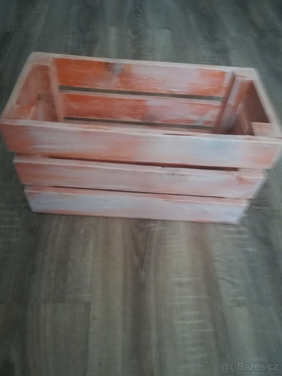 Dřevěné bedýnky nové - krásný vánoční dárek - 4