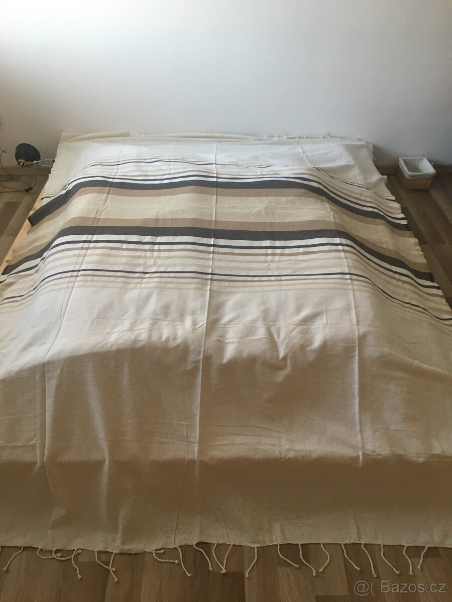 100 % bavlnene nove prehozy na postel, 200 x 300 cm - 4