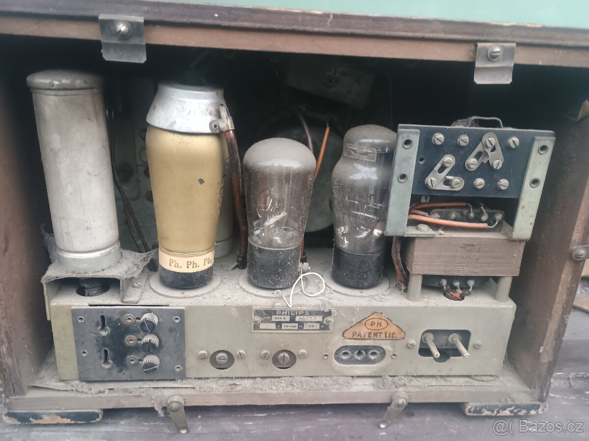 Rádio Philips 944 A lampové - 4