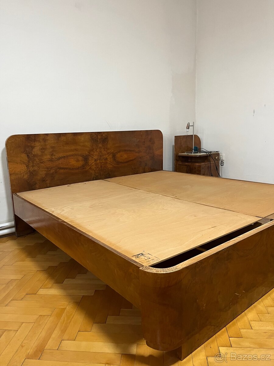 Celá masivní ložnice ořech - 4