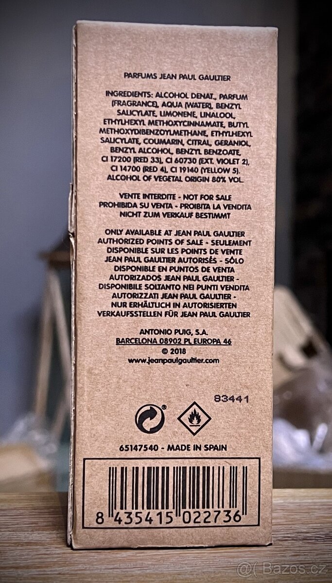 Jean Paul Gaultier Scandal a Paris EDT 50ml tester - 4