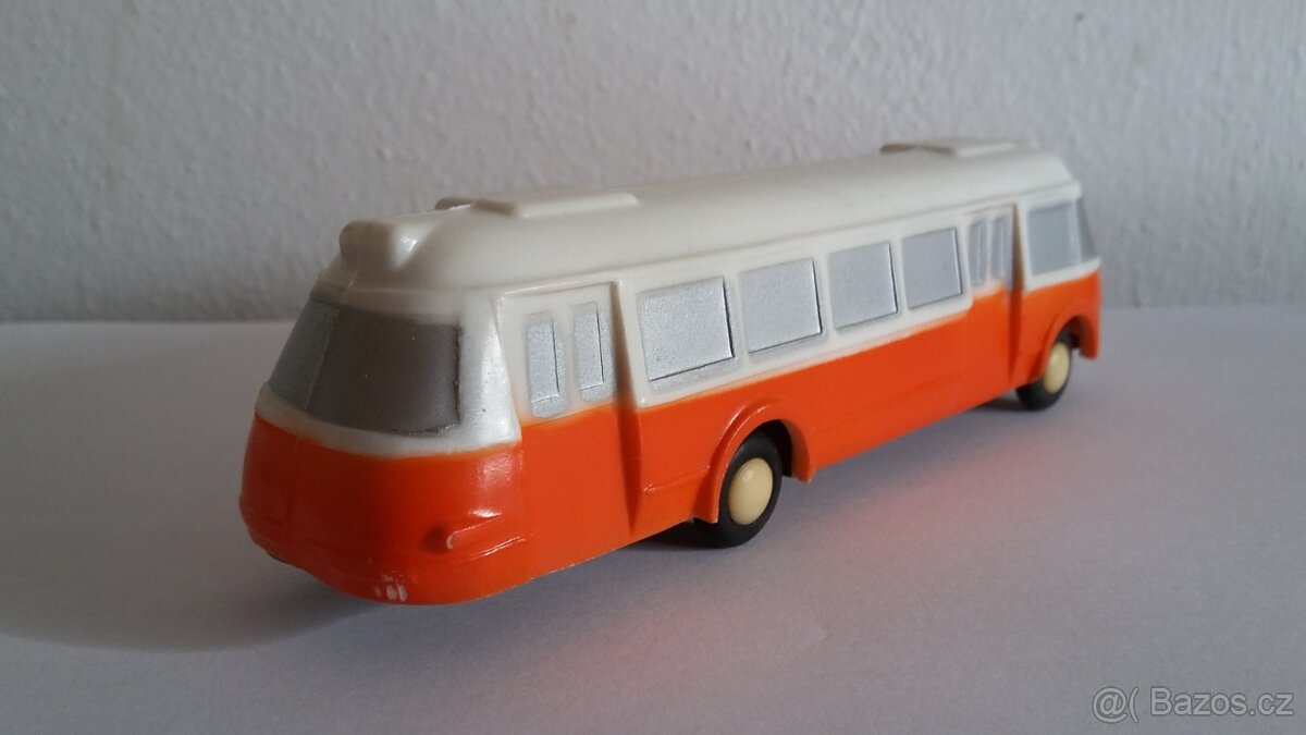 Stará hračka Směr autobus Škoda 706 RTO na setrvačník - 4