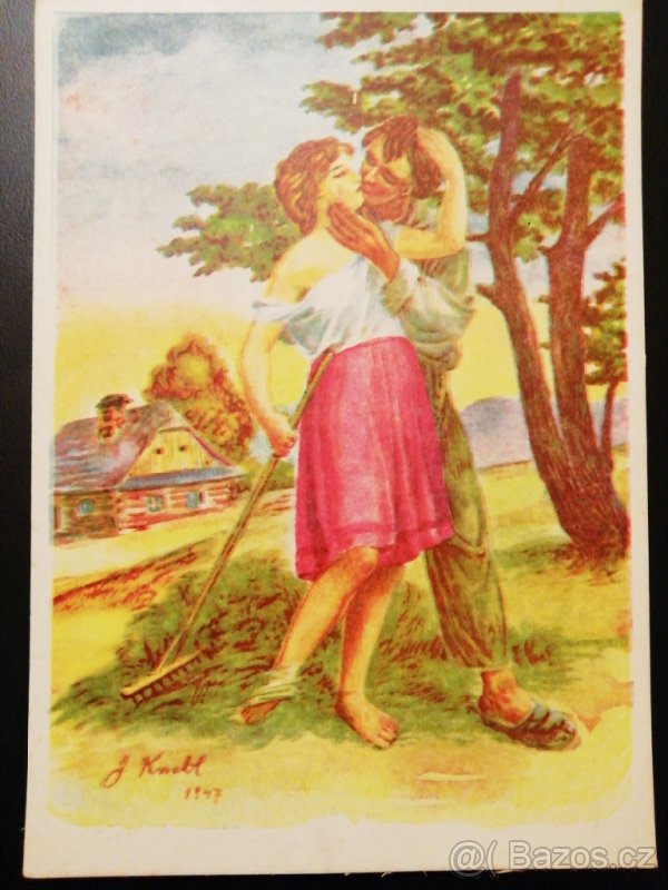 Prodám staré pohlednice - ilustrace Jan Knebl - 4