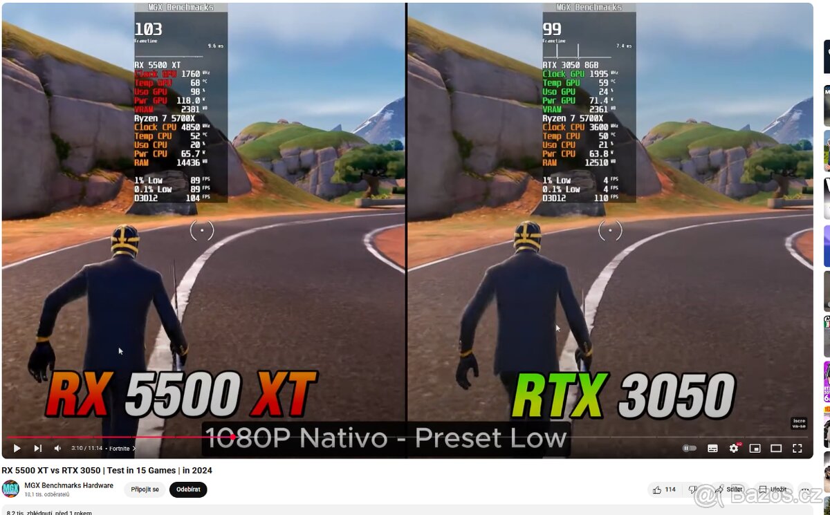 Herní PC - 10 jader, AMD RX 5500 XT 8GB, Windows 11... - 4