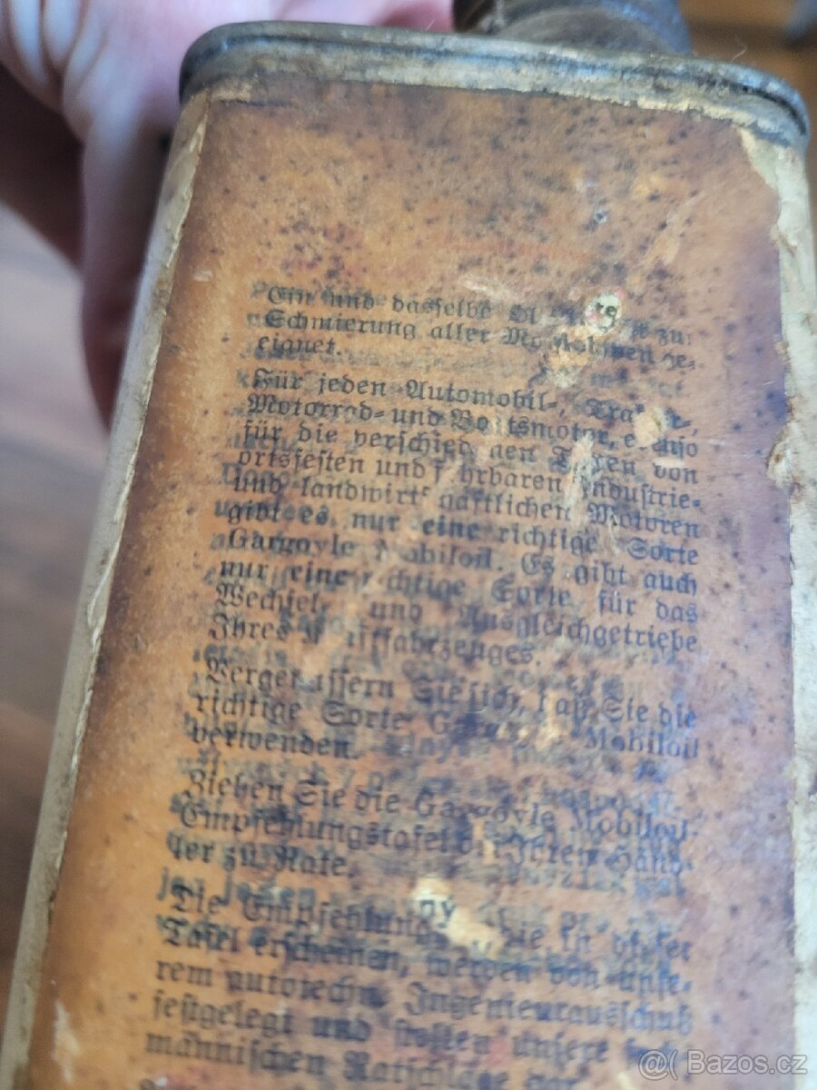 Original plechovka Mobiloil - 4