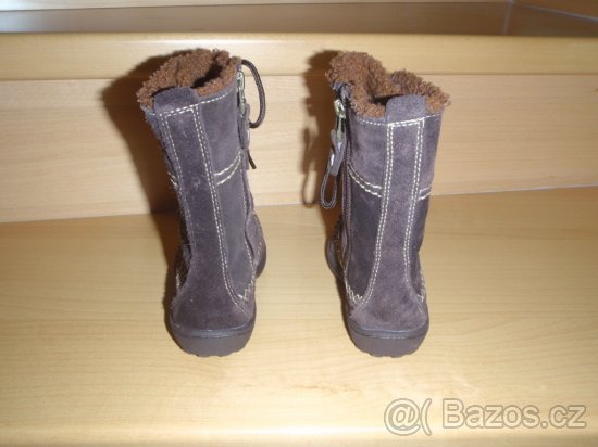 Dívčí KOZAČKY zn.TIMBERLAND vel. 22,5 WATERPROOF - 4