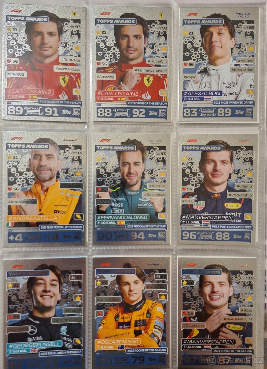 Turbo Attax F1 2024 - Basic a Mirror karty - 4